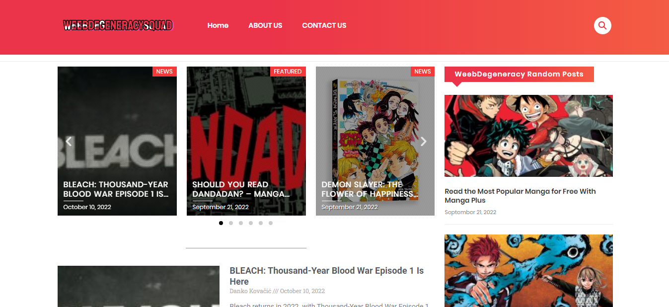 Wordpress Blog Web App